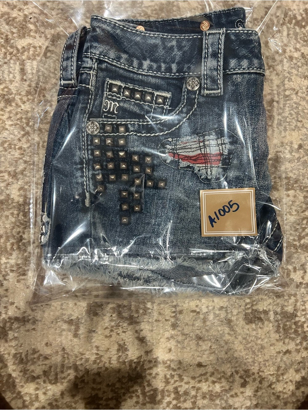 Buckle Miss Me Jeans "Destroyed Stars & - Picture 11 of 11